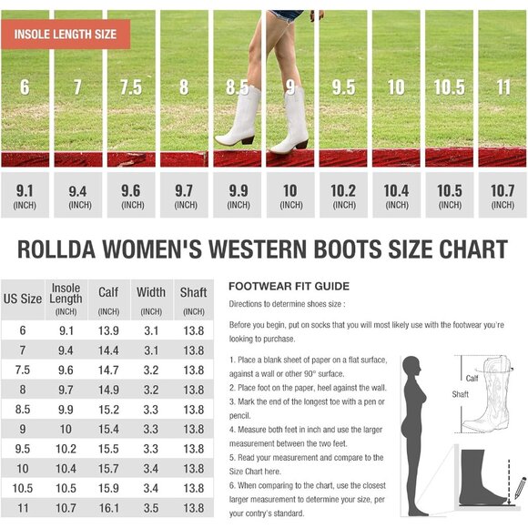 Women White Synthetic Embroidered Pointy Toe Comfortable Chunky Heel Boot - Picture 6 of 8